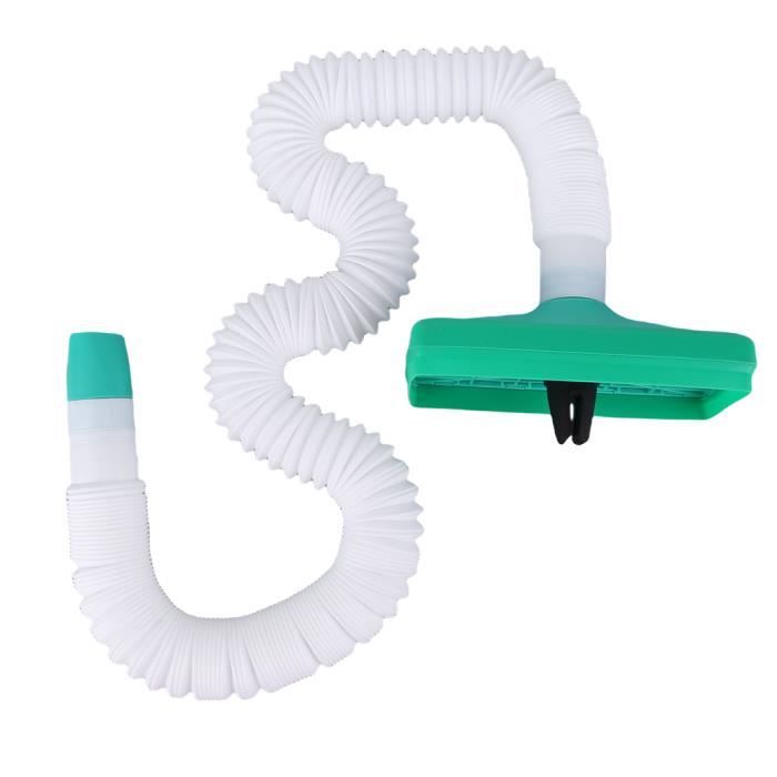 SPARES2GO Kit Universel Pour Grille D'aération Et Tuyau D'extension Pour Sèche-linge Blanc 102 Mm