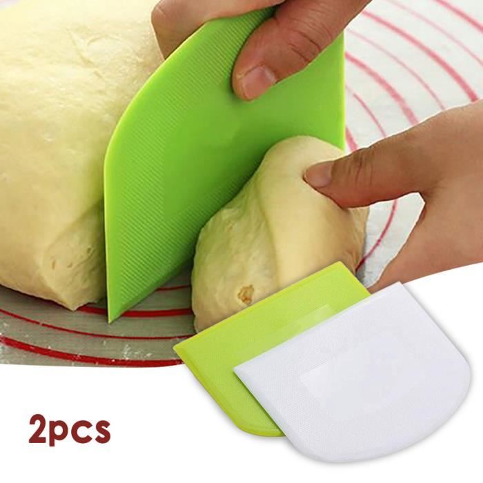 2PC en plastique gâteau crème spatule pâte pâte beurre pâte grattoir outils  de cuisson GN4119 - Cdiscount Maison