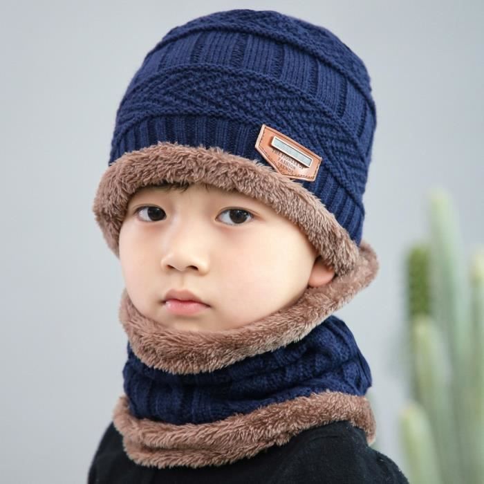 Rayson Ensemble bonnet et écharpe d'hiver pour tout-petit