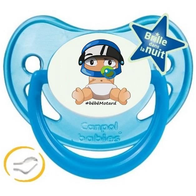Sucette Bebe Motard Bleue 0 A 6 Mois Cdiscount Puericulture Eveil Bebe