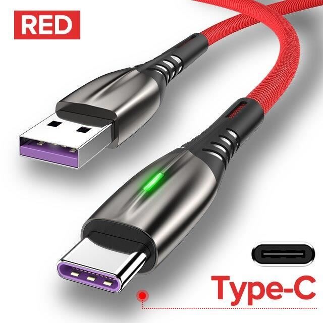 NXACETN Câble De Charge Micro USB Type-c Coude Magnétique 5A Téléphone Chargeur Rapide Cordon Fil 