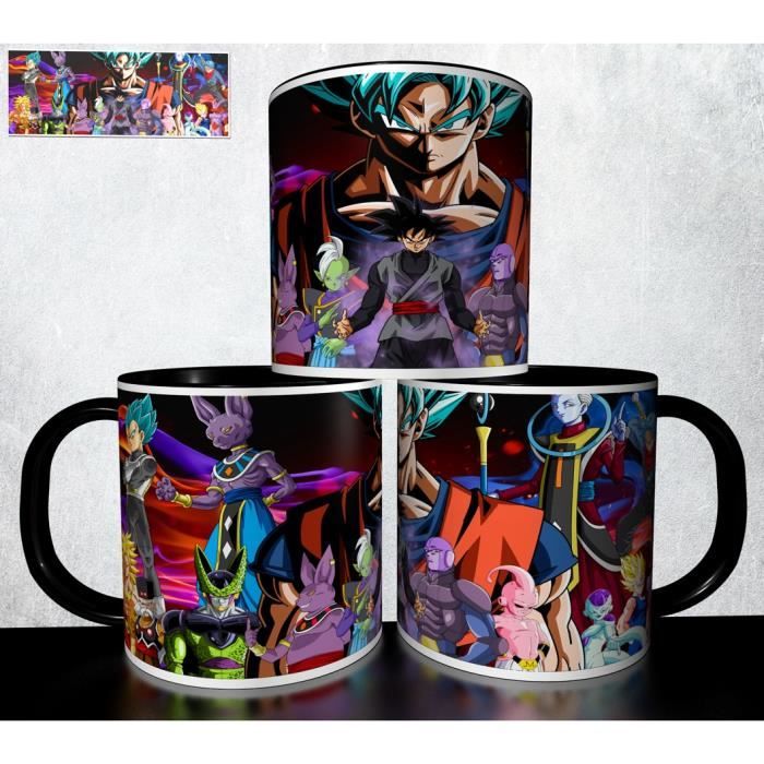 Mug Personnalisé Dragon Ball Z - Tasse à Café Céramique 325 Ml, Blanc, Design Manga Anime, Référence 02, Made In France