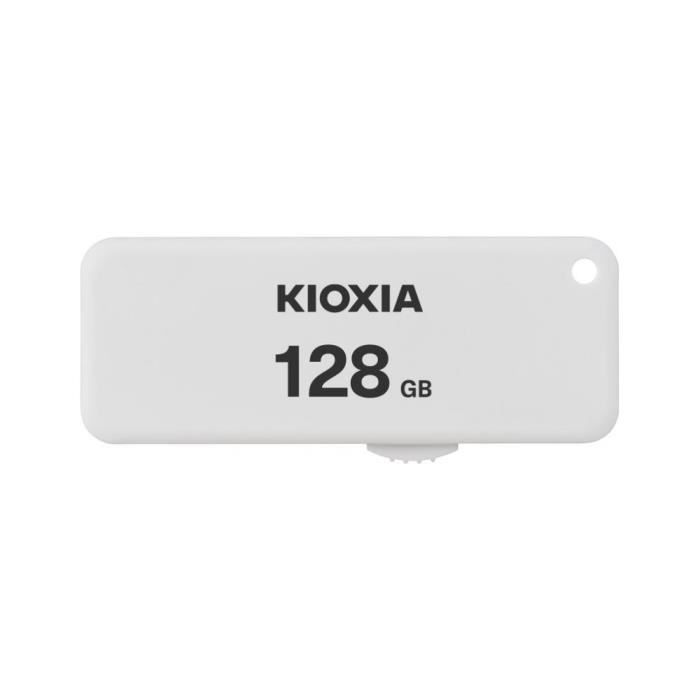 Clé USB 2.0 KIOXIA 128GB U203 BLANCO - Capacité de stockage 128 Go - Marque Kioxia