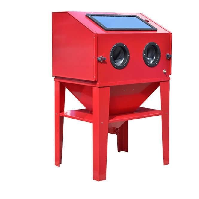 Cabine de sablage - VARAN - NESB-10 - 350 litres - Microbilleuse - Sableuse à manchons