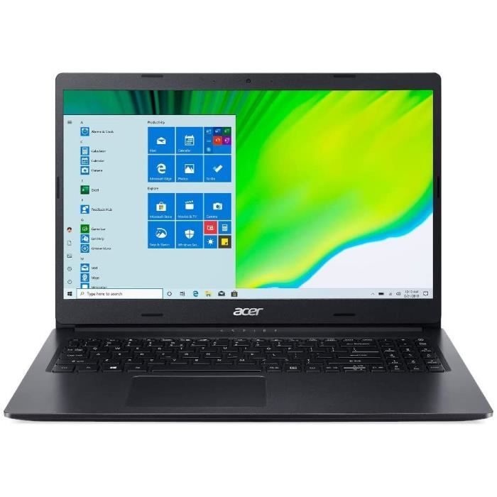 Top achat PC Portable Acer Aspire 3 A314-22-R6J1 Ordinateur Portable Noir 14'' HD (AMD Ryzen 3, 4Go de RAM, SSD 128Go, Intel HD Graphics, Windows 10) - Cl pas cher