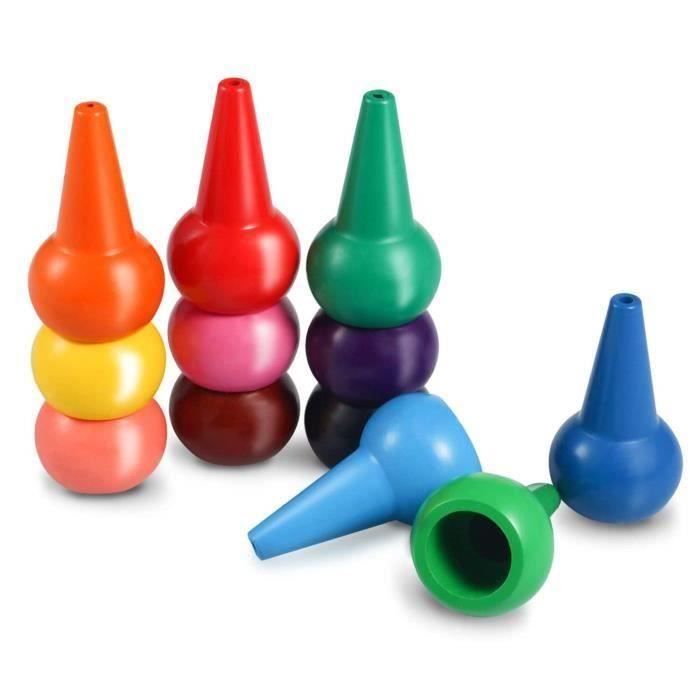 Crayons De Bebe 12 Crayons Couleurs Pour Les Tout Petits Pour Tout Petits Batonnets De Crayons Jouets Empilables Pour Bebes Enfants Achat Vente Crayon De Couleur Crayons De Bebe 12 Crayons Co Cdiscount