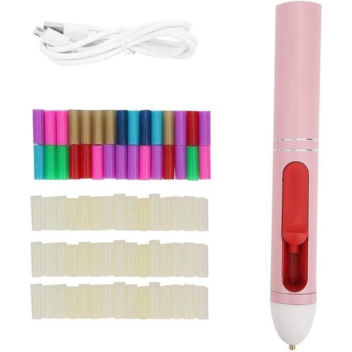 Pistolet à colle sans fil, pistolet à colle en forme de stylo, pistolet ...