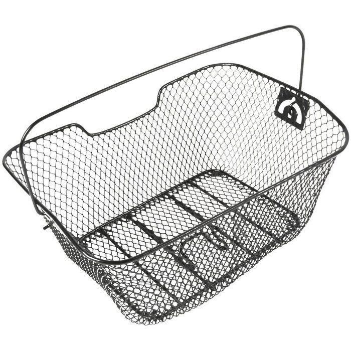 Panier De Vélo Avant/arrière En Métal - 31x22x26 Cm, Amovible - Pour Courses, Transport Animal, Quotidien