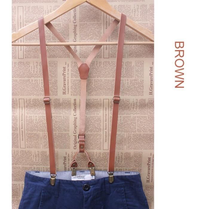 Jupe en cuir bretelle best sale