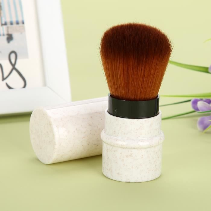 Qiilu Pinceaux De Maquillage Pinceau De Fond De Teint De Maquillage Marbre Court Manche Extensible Pinceau Poudre Fard A Joues Cdiscount Au Quotidien