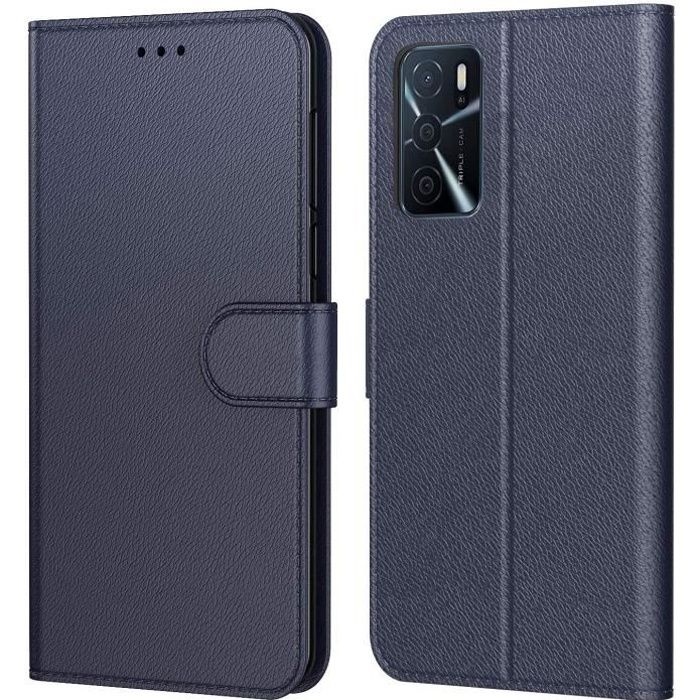 Étui à Clapet Bookstyle Pour Oppo A16 / A16s - Bleu - TPU - Marque MTB More Energy
