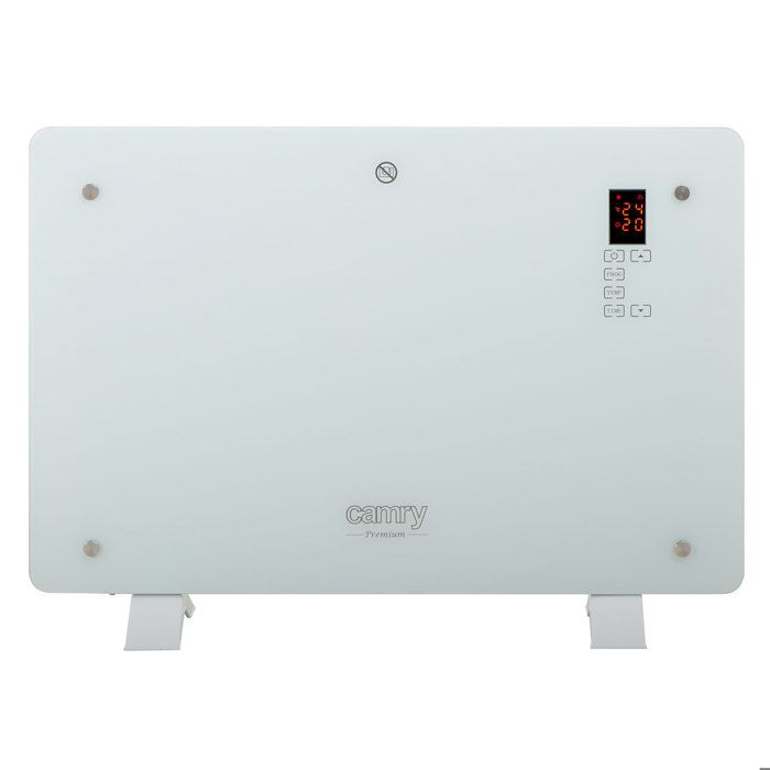 Convecteur électrique Radiateur à Convection Télécommande Ecran Tactile LED Camry CR 7721 1500W Blanc