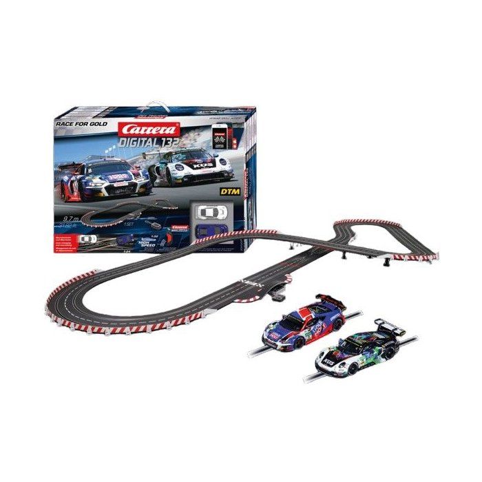 Circuit de voitures Carrera DIGITAL 132 Race for Gold 2 voitures 9 7