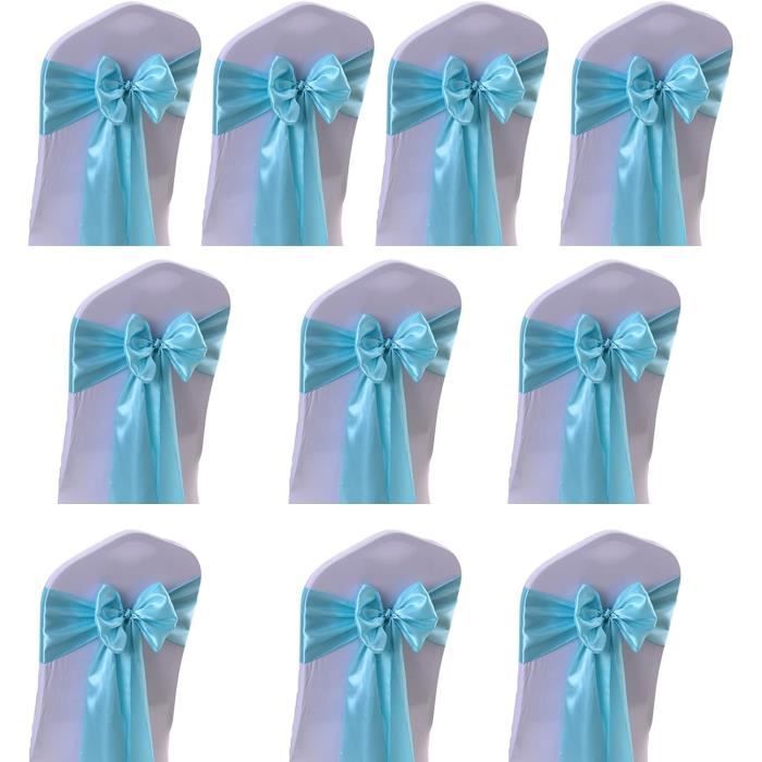 Rubans Ceinture Organza Pour Décoration Chaise - Réutilisables, Fête & événement