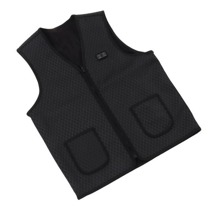 Gilet Chauffant XINSONYUELL – 21 Zones Chauffantes, 3 Niveaux De Température, Batterie 10000mAh, Taille S-M Ajustable