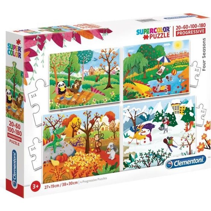 Janod - Puzzle tactile - Premiers Animaux (4 pcs) - Le Petit Zèbre