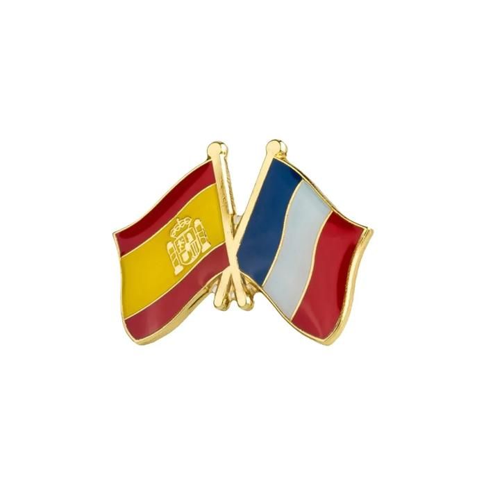 CLJ - Pins - Drapeaux Jumelage France Espagne - France
