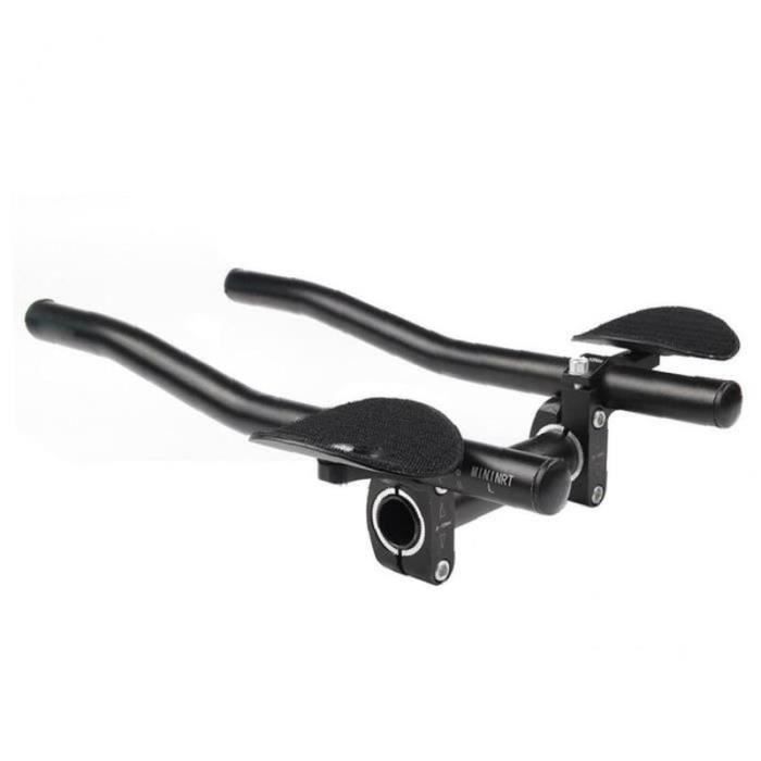 Guidon Sophistiqué Alliage Aluminium 35mm Noir - Parfait Pour Moto Universelle