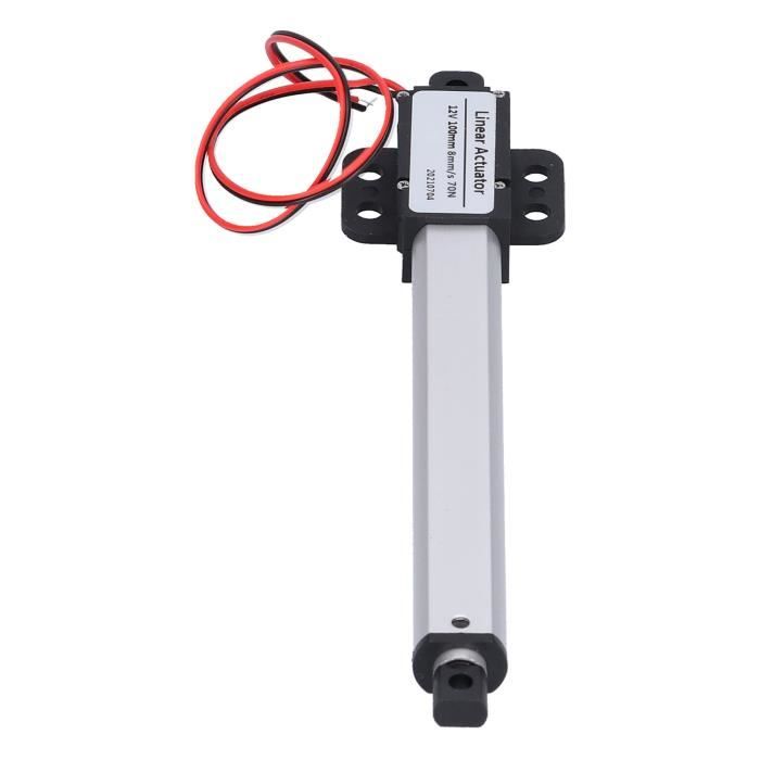 DCHOUSE Lot de 2 actionneurs linéaires de course de 25,4 cm 12 V DC 250 mm avec télécommande
