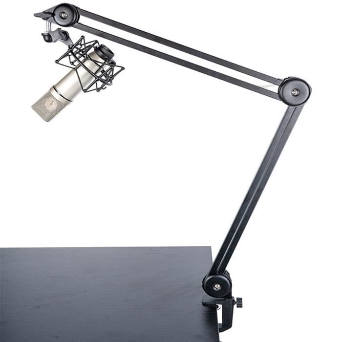 Barre Transversale Pour Microphone, Bras De Microphone Réglable, Support De Microphone Rotatif, Bras D'extension 550 Mm (clip De Micro A