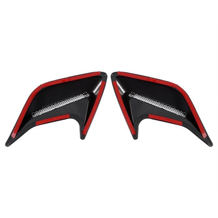 2 Écopes D'Air Carbone Style RS MK2 - Garniture Capot Voiture Sportive