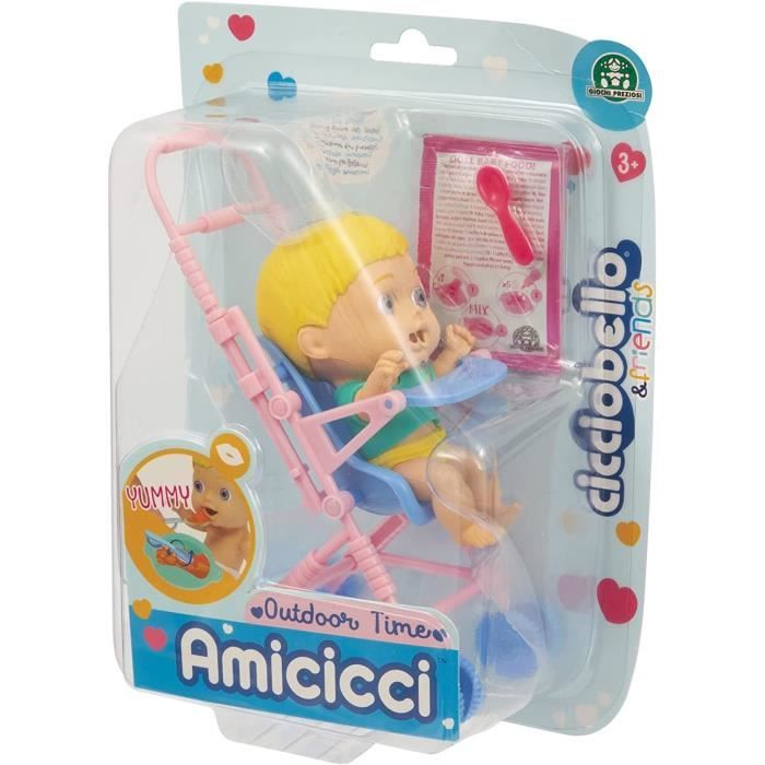 Poussette - GIOCHI PREZIOSI - Cicciobello Amicicci - Enfant - Mixte - Rose