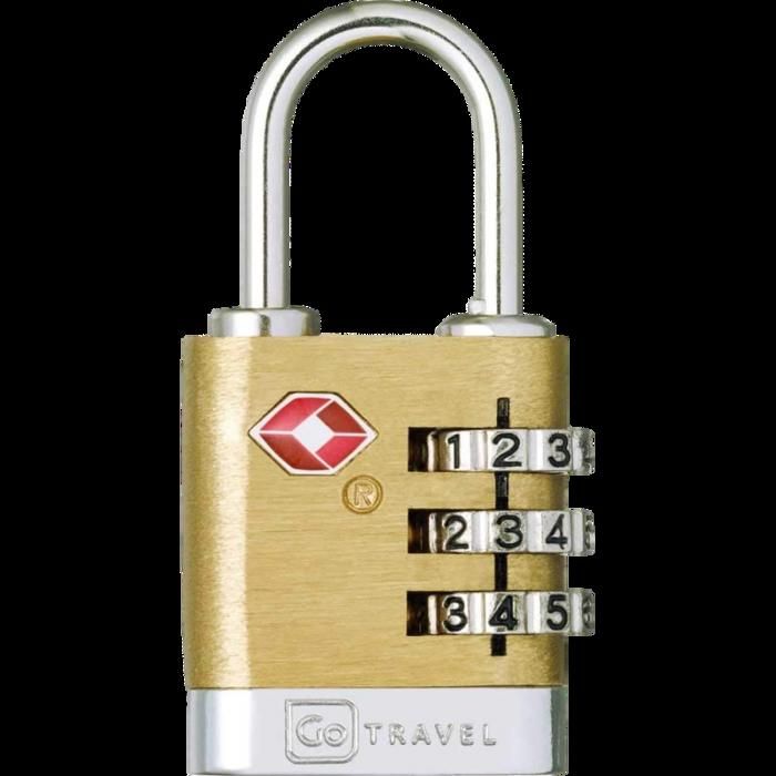 Cadenas GO TRAVEL Cadenas TSA - Gros chiffres 2 couleurs