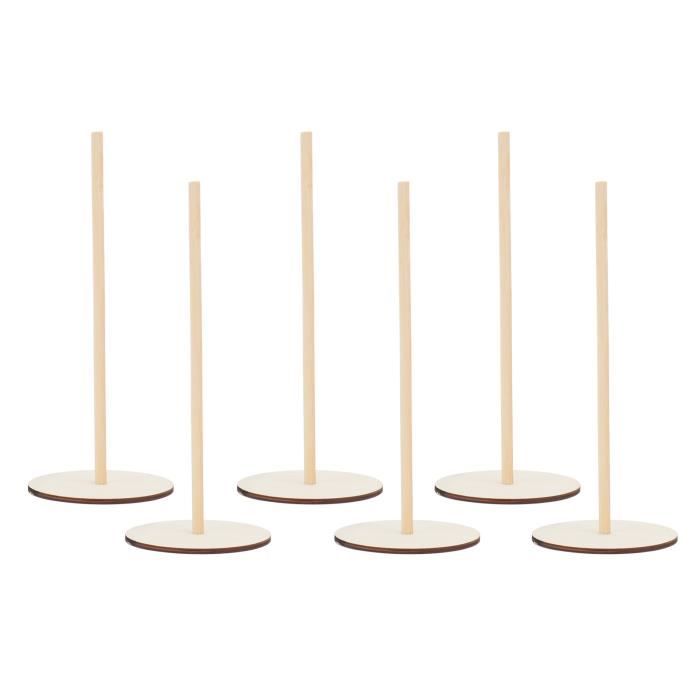 Porte-Gobelets En Bois 6 Bras - Support Tasses Café - Range Tasse Comptoir Cuisine - 4