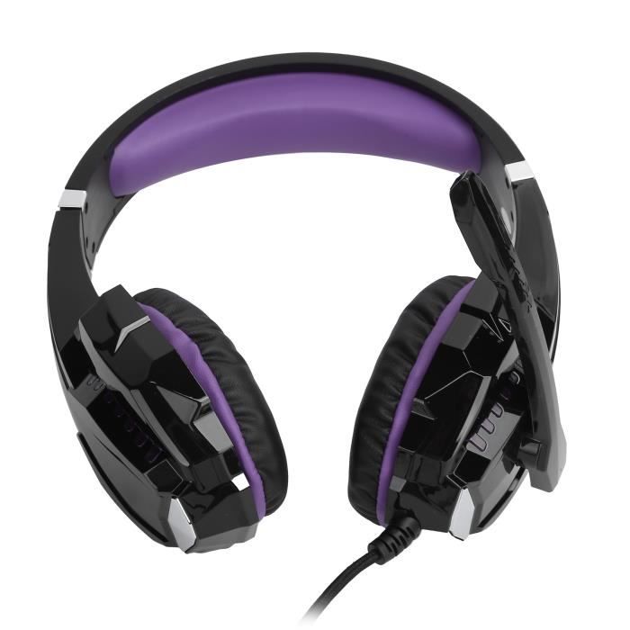 Casque Gaming HX360 ARROW Avec Micro – Compatible PS4, Xbox, PC – Rouge/Noir
