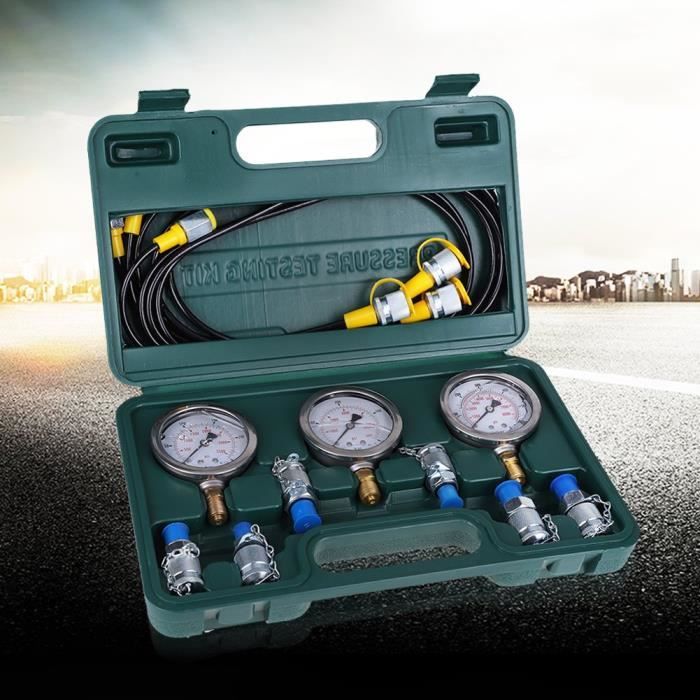 Kit Essai Pression Hydraulique, Pièces d'Essai de Jauge Hydraulique Kit Essai Pression Hydraulique, Pièces d'Essai de Jauge Hydraulique