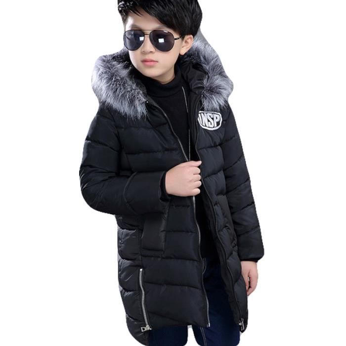 doudoune garçon capuche fourrure