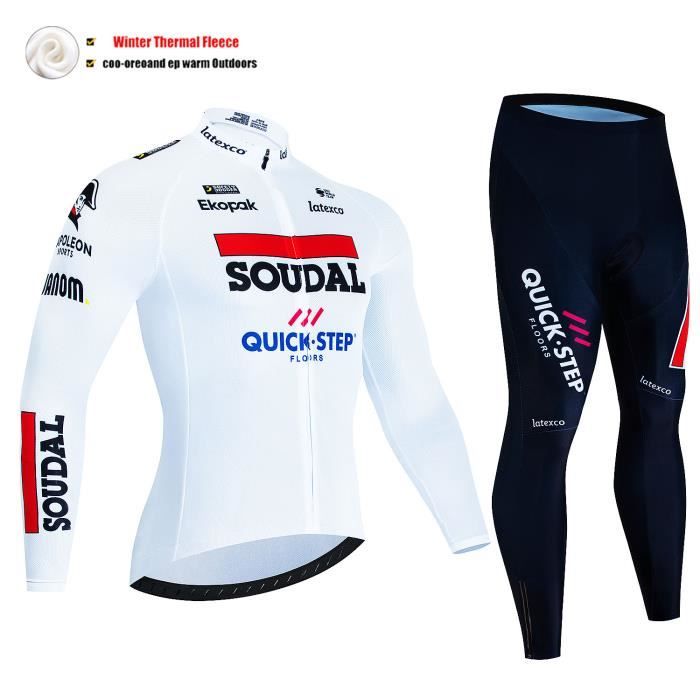 UGLY FROG – Maillot Cycliste Femme Hiver à Manches Longues – Polaire Thermique – Protection UPF 50+ – 3 Poches Arrière – Bande Réfléchissante