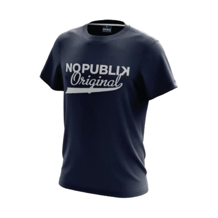 t-shirt no publik sport homme - manches courtes - bleu - 1n2118