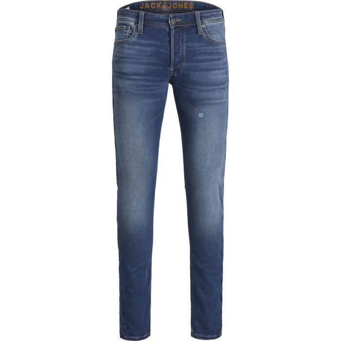 JACK & JONES Jean Slim Taille Basse Bleu Denim Homme