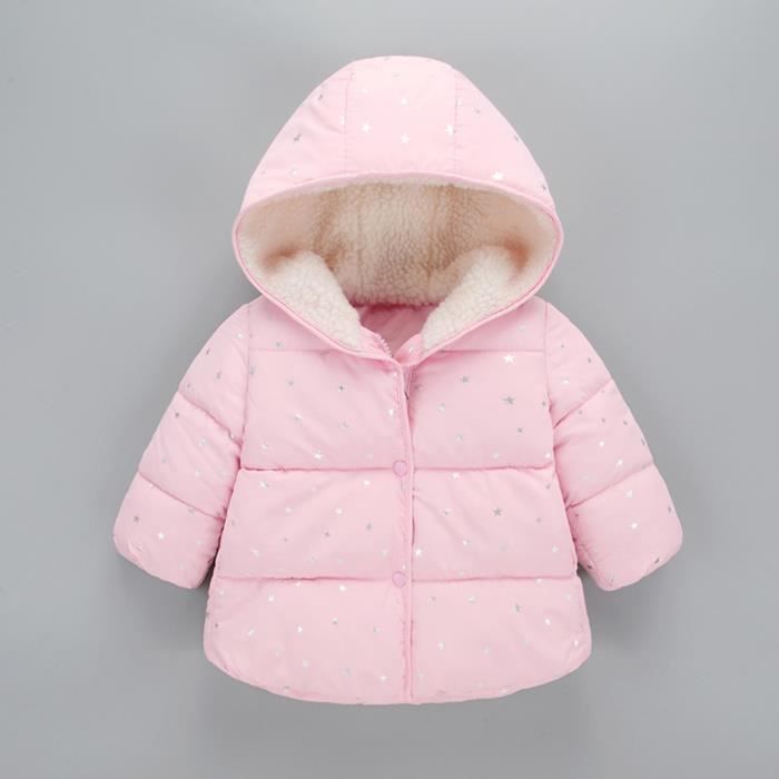 Enfants B b Fille Gar on Hiver Manteau Capuche Veste V tements D Ext rieur Chauds