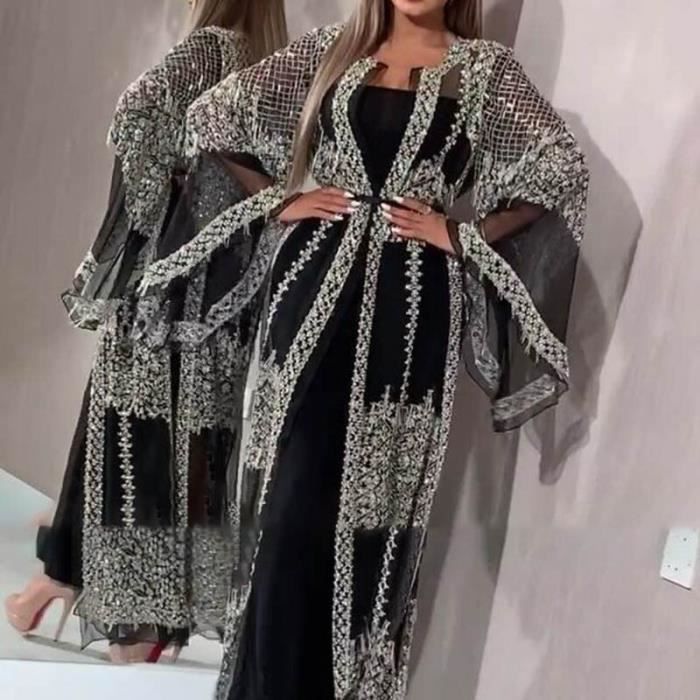 Rose femmes islamique robe de soir e de bal duba musulman arabe