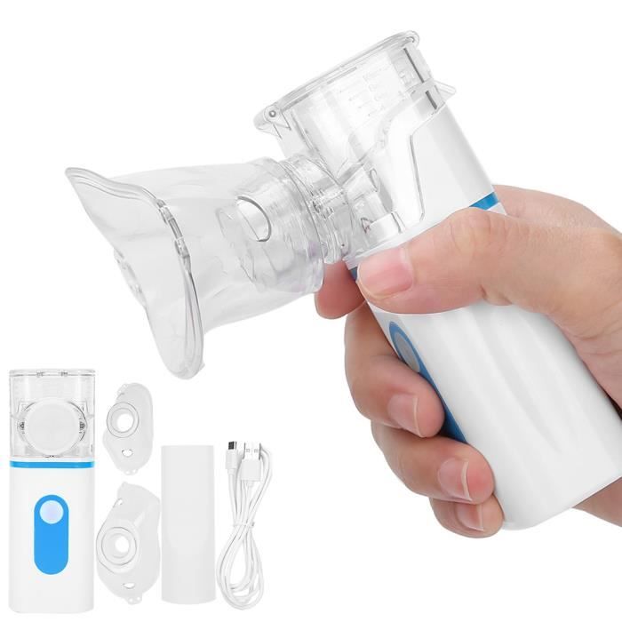 Nebuliseur a main atomiseur inhalateur a vapeur mailles domestique  pulverisateur portable electrique nebuliseur USB machine pour enfants et  adultes
