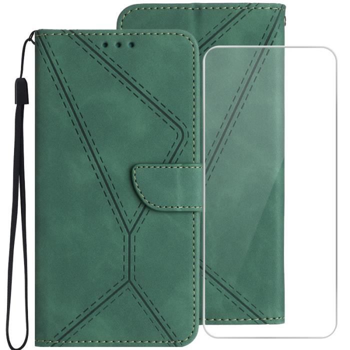 Custodia Per TCL 30 SE / TCL 30E Portafoglio Sottile In Pelle - Foto 5