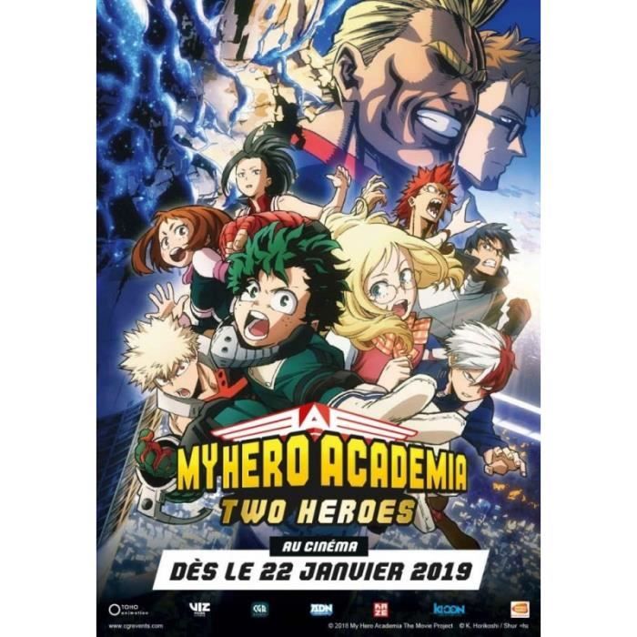 My Hero Academia Two Heroes Combo Dvd Blu Ray En Blu Ray Film Pas Cher Cdiscount
