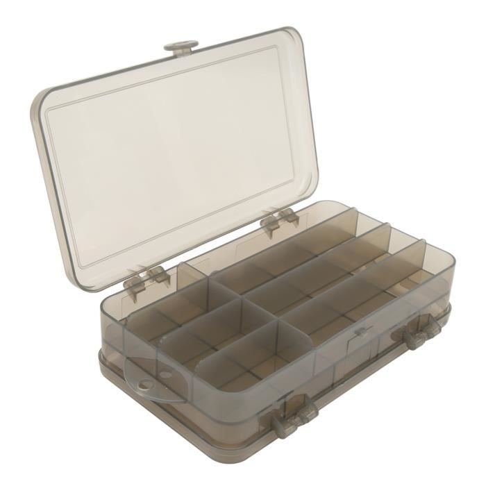 Boîte d'attache de pêche extensible boîte d'attache de pêche boîte à outils étan