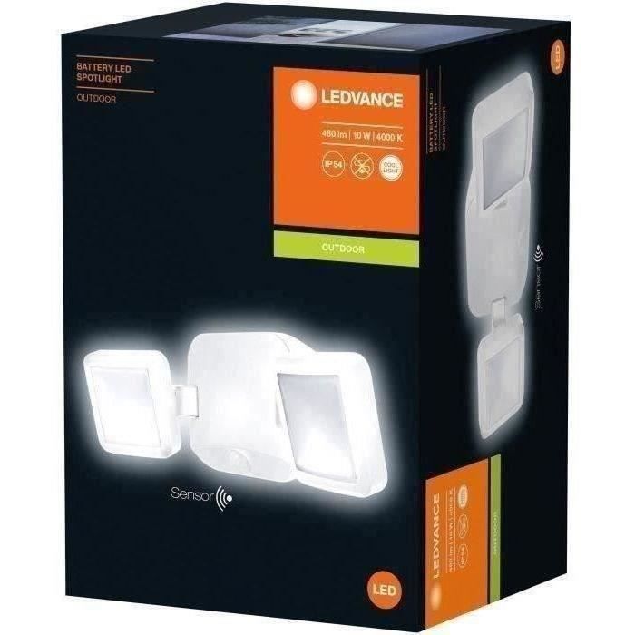 osram projecteur sportlight double - 10 w - 480 lm - blanc