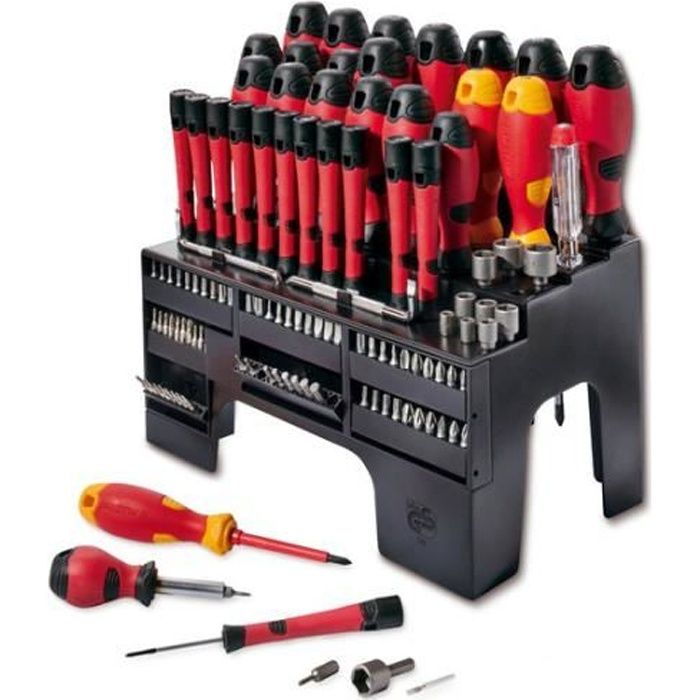 PARKSIDE® Set de tournevis et d’embouts XXL, 116 pièces