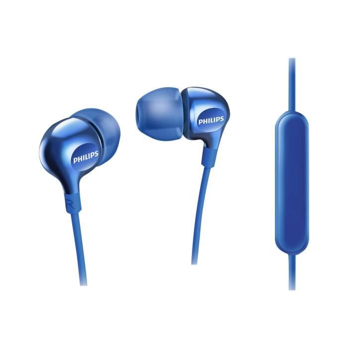 Philips MyJam Vibes SHE3705BL Écouteurs avec micro intra auriculaire jack 3 5mm isolation acoustique