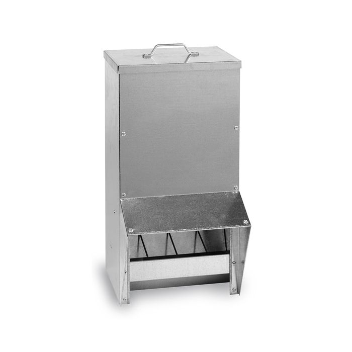 Comparer les prix de Mangeoire - POULAILLER DIRECT - Bordeaux - Métal - 20L - Protection Anti-pluie