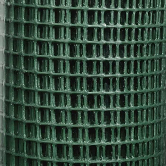Grillage plastique vert Taille 0,5 x 5 m