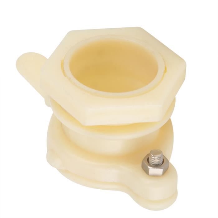 Vanne Extracteur Miel Apiculture - Nylon Alimentaire - Robinet Réglable - Inox