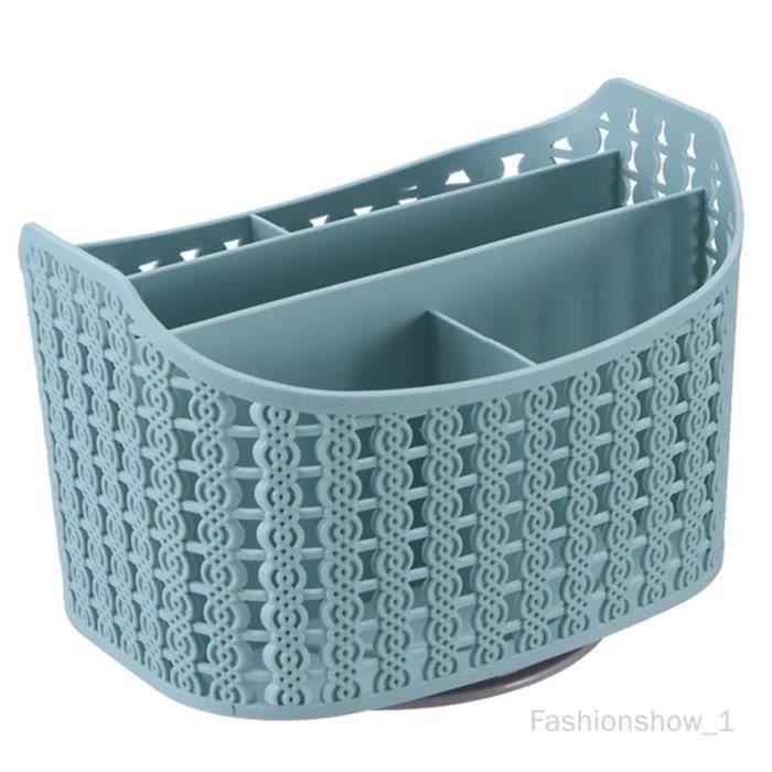 BLUECHOLON Organisateur Pliable En Cuir PU - Panier Multifonction Vert Clair Pour Bureau Et Maison