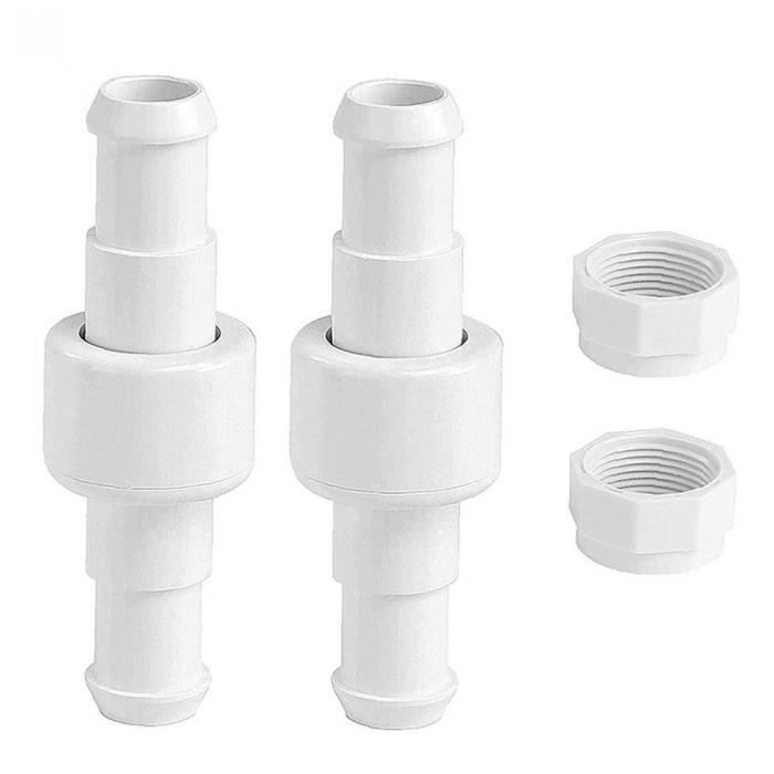 Raccord Tuyau Piscine 38mm,Raccord Pompe Piscine,Connecteur de tuyau de