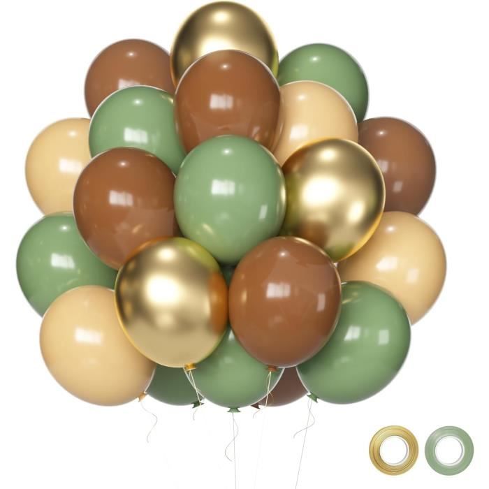 Lot De 30 Ballons Rétro Vert Sauge Et Rose - Décoration Fête, Anniversaire, événement - À Gonfler à L'hélium Ou à L'air - 7