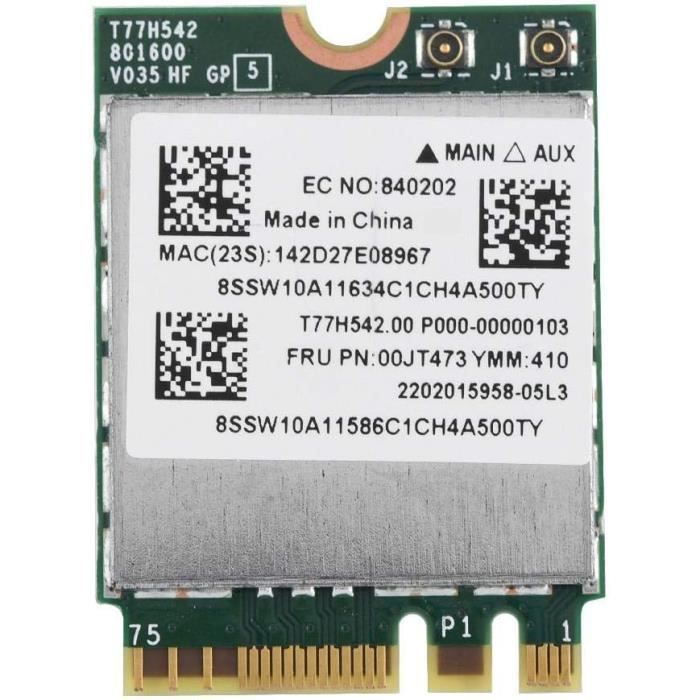 Carte WiFi NGFF M.2 PCI-E Avec Puce RTL8723BE - Compatible SGS, Générique, Neuve